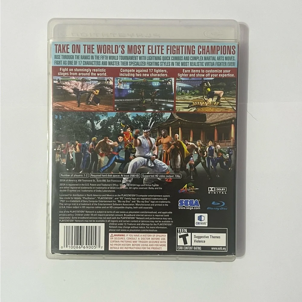 Sony virtua fighter